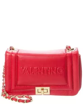 Сумка через плечо из тисненой кожи Valentino by Mario Valentino Beatriz, красный