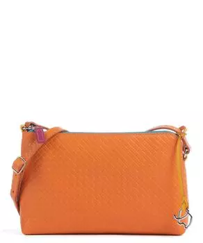 Сумка через плечо из тисненой яловой кожи Mywalit, оранжевый