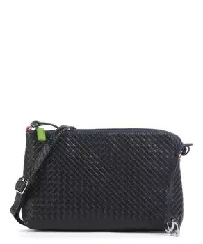 Сумка через плечо из тисненой яловой кожи Mywalit, черный