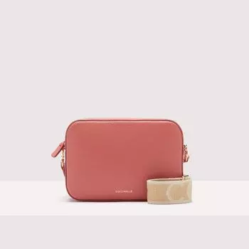 Сумка через плечо из зерненой кожи Coccinelle TEBE MEDIUM, красный