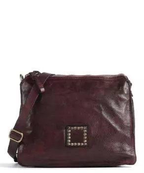 Сумка через плечо из зерненой яловой кожи Campomaggi, красный