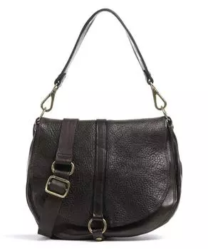 Сумка через плечо из зерненой яловой кожи Campomaggi, коричневый