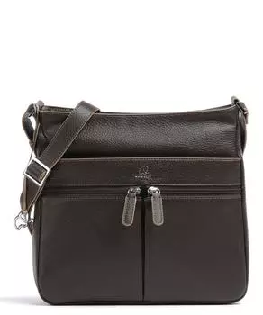 Сумка через плечо из зерненой яловой кожи Mywalit, коричневый