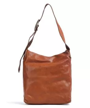 Сумка через плечо из зерненой яловой кожи Campomaggi, коричневый