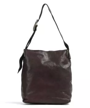 Сумка через плечо из зерненой яловой кожи Campomaggi, коричневый