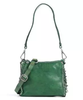 Сумка через плечо из зерненой яловой кожи Campomaggi, зеленый