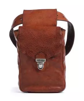 Сумка через плечо из зерненой яловой кожи Campomaggi, коричневый