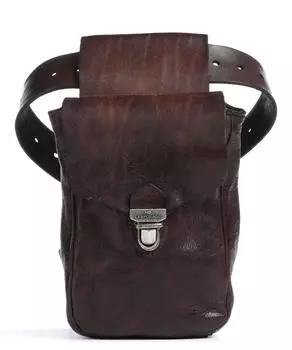 Сумка через плечо из зерненой яловой кожи Campomaggi, коричневый