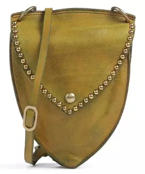 Сумка через плечо из зерненой яловой кожи Campomaggi, зеленый