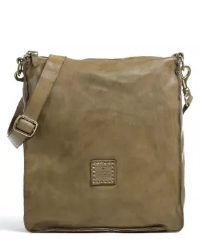 Сумка через плечо из зерненой яловой кожи Campomaggi, зеленый