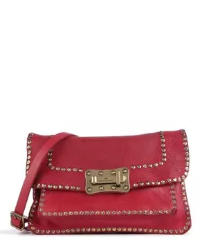 Сумка через плечо из зерненой яловой кожи Campomaggi, розовый