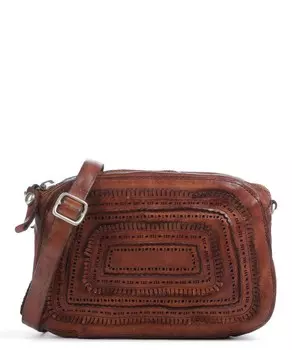 Сумка через плечо из зерненой яловой кожи Campomaggi, коричневый