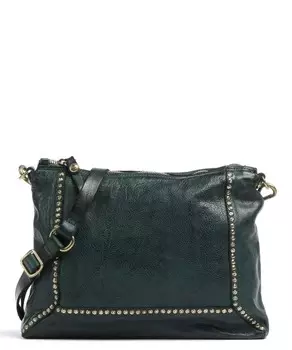 Сумка через плечо из зерненой яловой кожи Campomaggi, зеленый