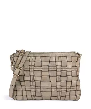 Сумка через плечо из зерненой яловой кожи Campomaggi, серый