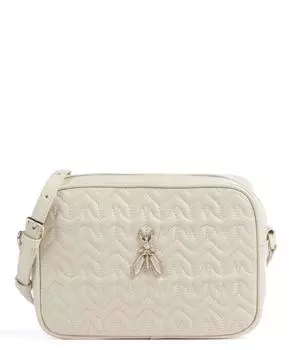 Сумка через плечо из зернистой козьей кожи Patrizia Pepe, белый