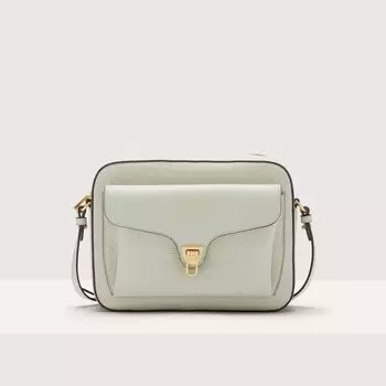 Сумка через плечо из зернистой кожи Coccinelle BEAT MEDIUM SOFT, зеленый