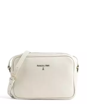 Сумка через плечо из зернистой телячьей кожи Patrizia Pepe, белый