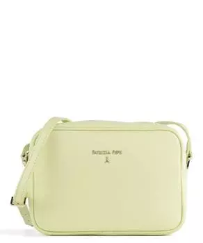 Сумка через плечо из зернистой телячьей кожи Patrizia Pepe, желтый