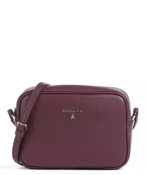 Сумка через плечо из зернистой телячьей кожи Patrizia Pepe, фиолетовый