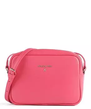 Сумка через плечо из зернистой телячьей кожи Patrizia Pepe, розовый