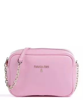 Сумка через плечо из зернистой телячьей кожи Patrizia Pepe, розовый