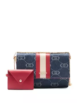 Сумка через плечо из жаккарда LIU JO, синий