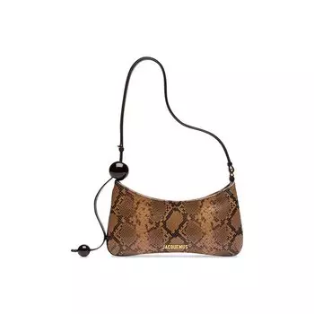 Сумка через плечо Jacquemus Le Bisou Perle Shoulder Bag, цвет Light Brown