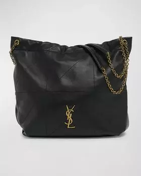 Сумка через плечо Jamie 4.3 Pochon YSL из стеганой кожи Saint Laurent, цвет Black