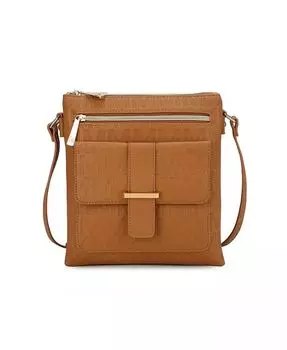 Сумка через плечо Janni Signature с тиснением от Mia K Mkf Collection, бежевый