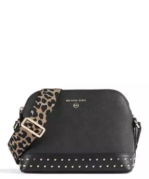 Сумка через плечо Jet Set Charm из сафьяновой яловой кожи Michael Kors, черный