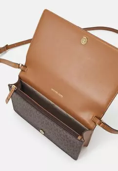 Сумка через плечо JET SET FLAP XBODY MICHAEL Michael Kors, коричневый
