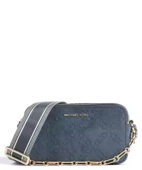 Сумка через плечо Jet Set из матовой яловой кожи Michael Kors, синий