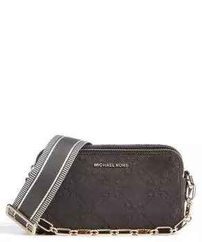 Сумка через плечо Jet Set из матовой яловой кожи Michael Kors, коричневый