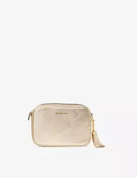 Сумка через плечо Jet Set из яловой кожи Michael Michael Kors, бежевый