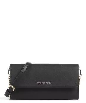 Сумка через плечо Jet set из сафьяновой яловой кожи Michael Kors, черный