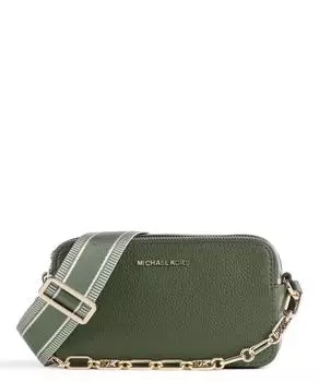 Сумка через плечо Jet Set из зерненой яловой кожи Michael Kors, зеленый