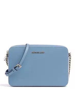 Сумка через плечо Jet Set из зерненой яловой кожи Michael Kors, синий