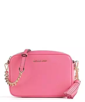 Сумка через плечо Jet Set из зерненой яловой кожи Michael Kors, розовый