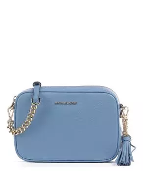 Сумка через плечо Jet Set из зерненой яловой кожи Michael Kors, синий