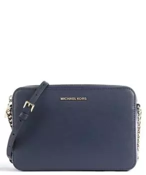 Сумка через плечо Jet set из зерненой яловой кожи Michael Kors, синий