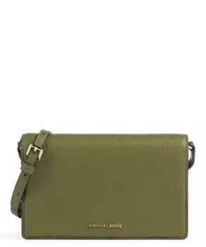 Сумка через плечо Jet set из зерненой яловой кожи Michael Kors, зеленый