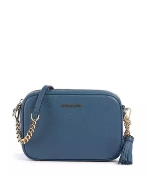 Сумка через плечо jet set из зерненой яловой кожи Michael Kors, синий