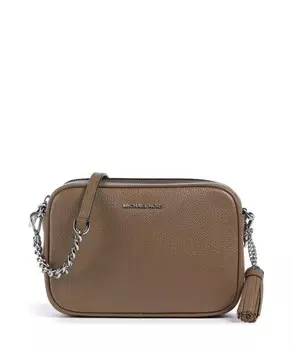 Сумка через плечо jet set из зерненой яловой кожи Michael Kors, коричневый