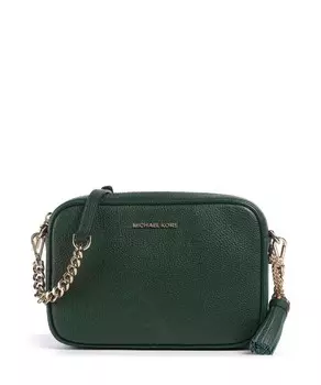 Сумка через плечо jet set из зерненой яловой кожи Michael Kors, зеленый