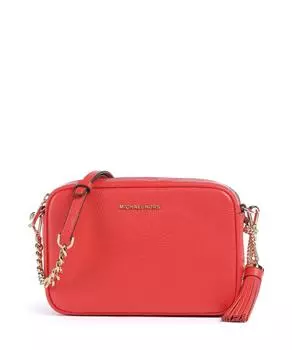 Сумка через плечо Jet set из зерненой яловой кожи Michael Kors, красный