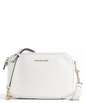 Сумка через плечо Jet set из зернистой коровьей кожи Michael Kors, белый