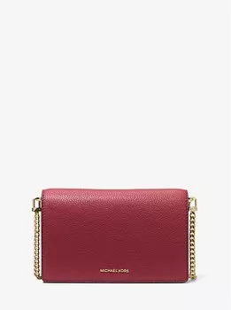 Сумка через плечо Jet Set Medium из шагреневой кожи Michael Kors, красный