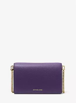 Сумка через плечо Jet Set Medium из шагреневой кожи Michael Kors, коричневый