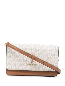 Сумка через плечо Jet Set с логотипом Michael Kors, коричневый