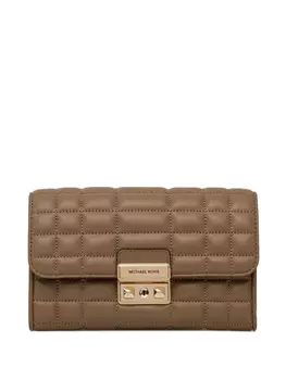 Сумка через плечо Jet Set с стеганым клапаном Michael Michael Kors, коричневый